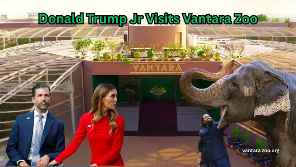 Donald Trump Jr visits Vantara Zoo